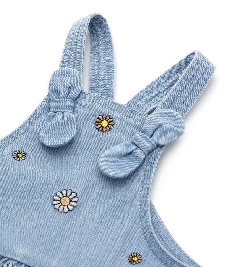 Baby Girl - Denim dungarees