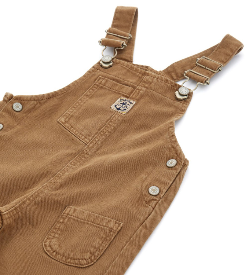 Baby Boy - Gabardine dungarees