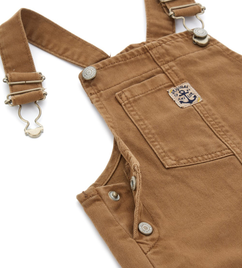Baby Boy - Gabardine dungarees
