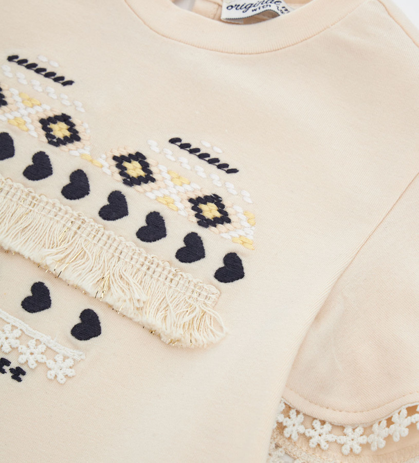 Baby Girl - T-shirt with heart