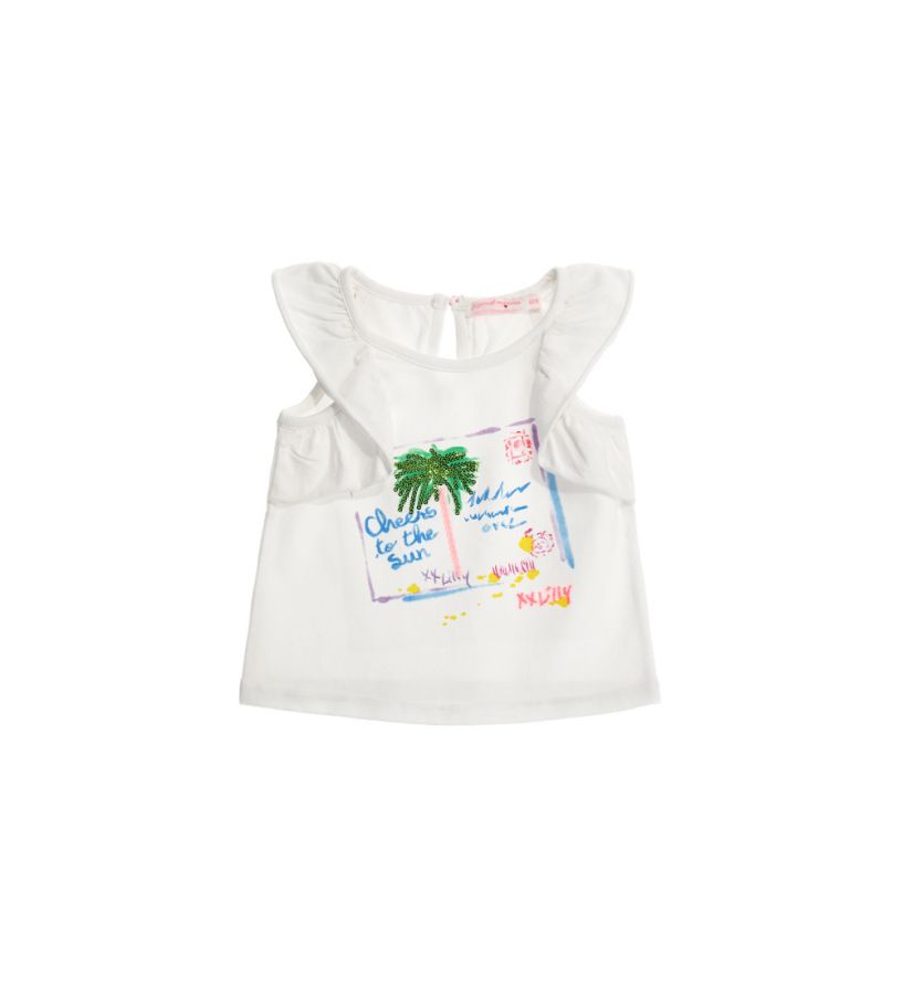 Baby Girl - Tank top with fluorescent print