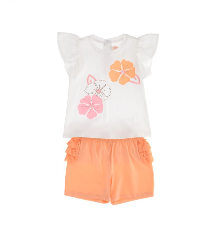 Baby Girl - T-shirt and shorts set