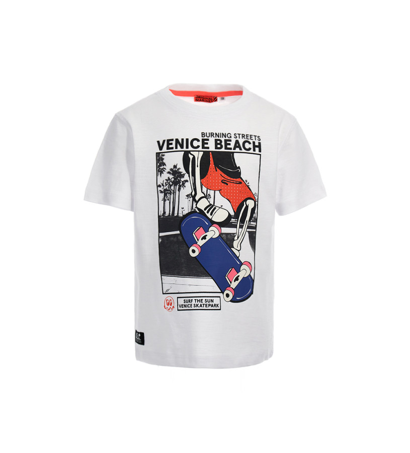 Boy - Slub cotton T-shirt