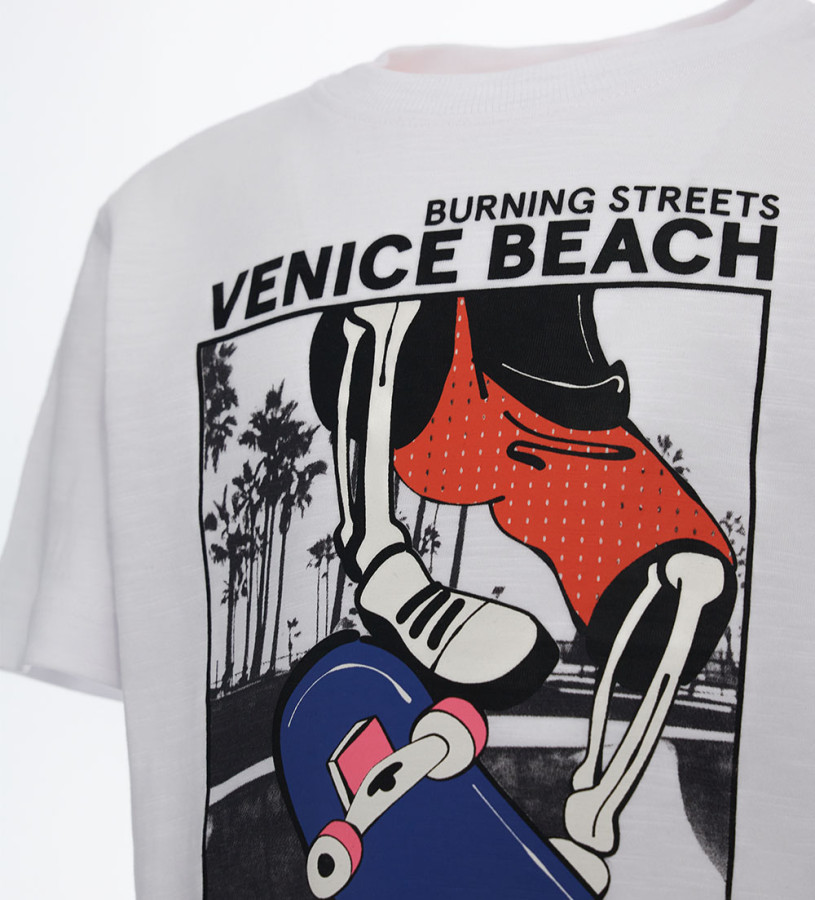 Boy - Slub cotton T-shirt