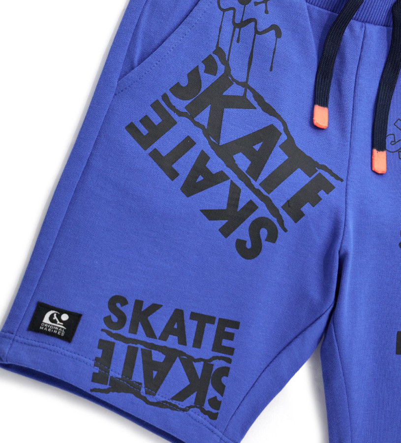 Boy - Bermuda shorts in cotton fleece