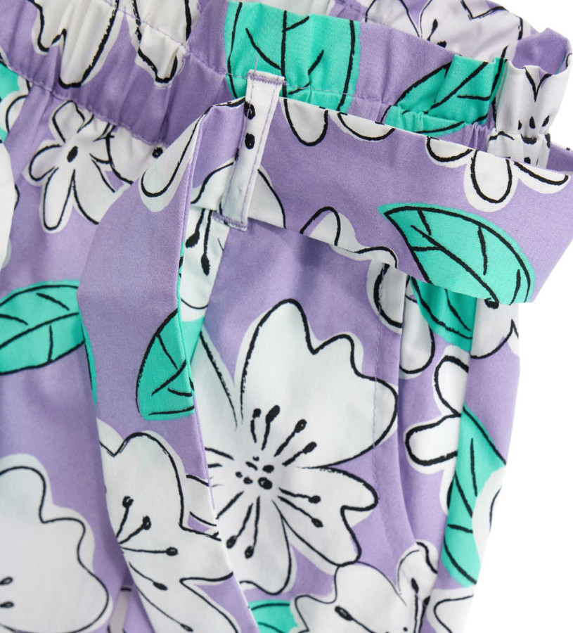 Girl - Cotton Bermuda shorts