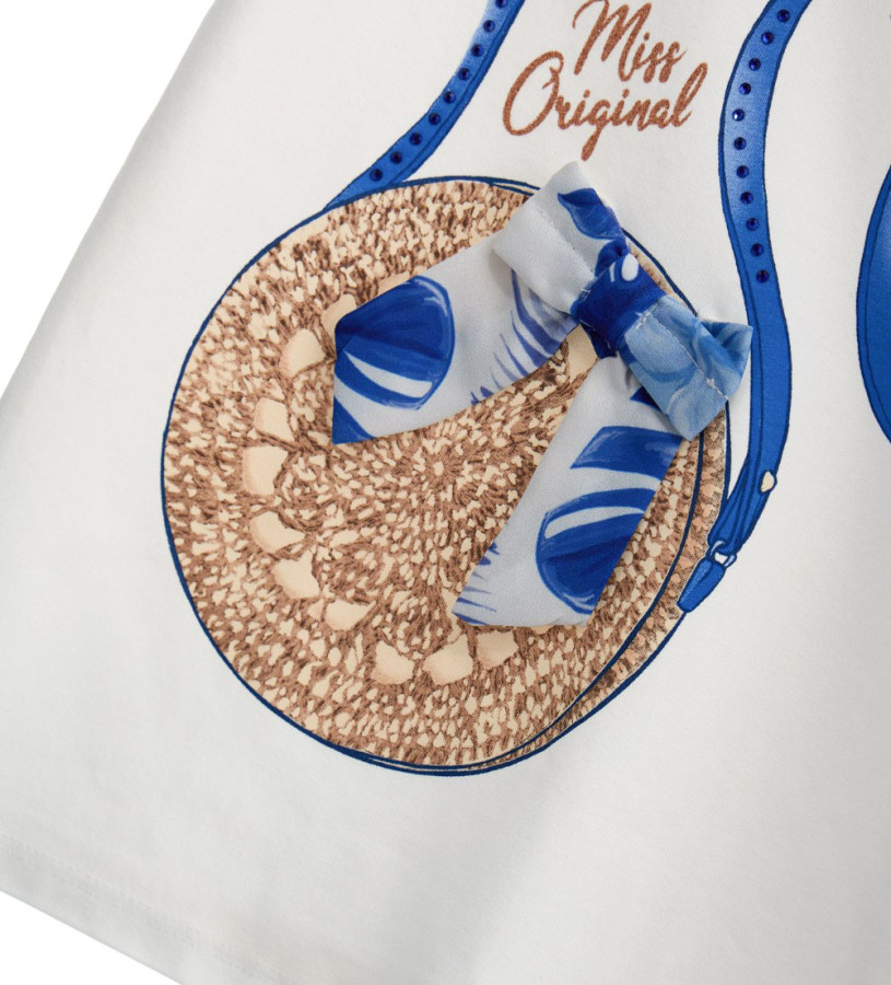 Girl - T-shirt with rhinestones