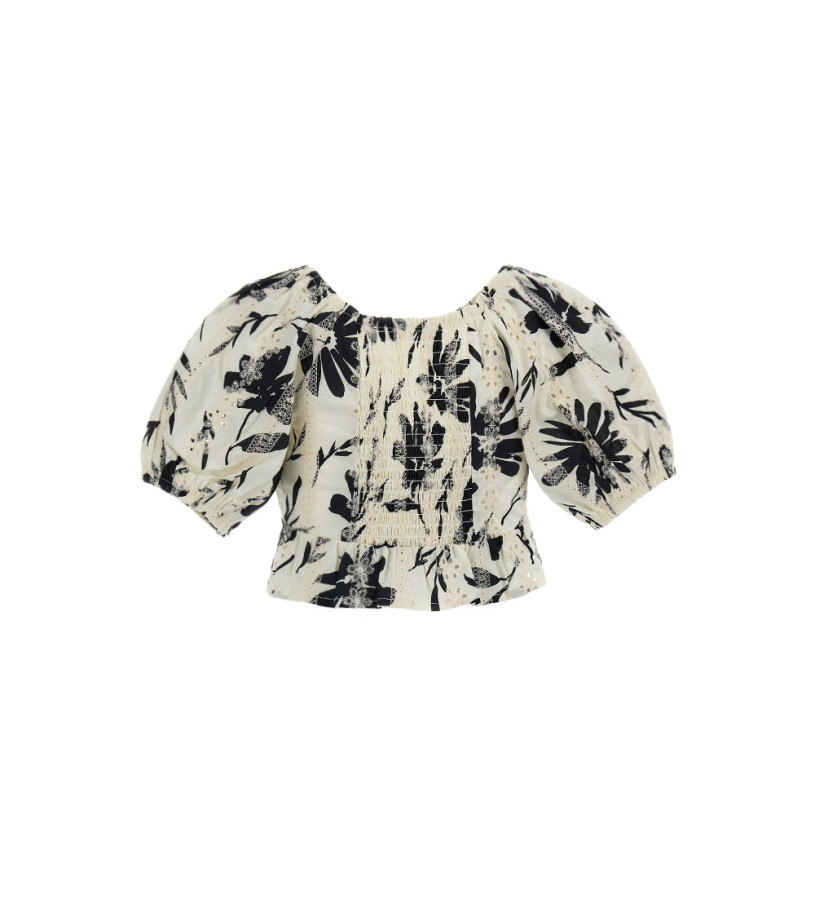 Girl - Cropped cotton top