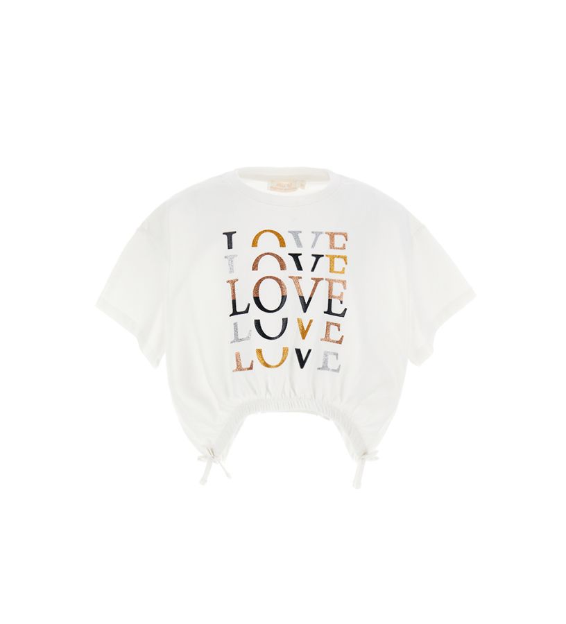 Girl - T-shirt with glitter