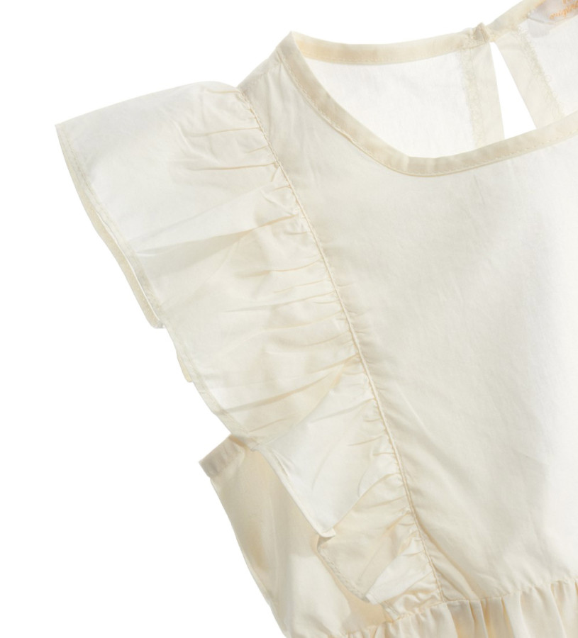 Girl - Dress in shaved cotton