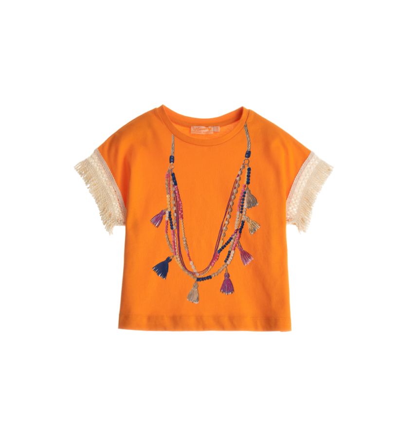 Girl - T-shirt with glitter