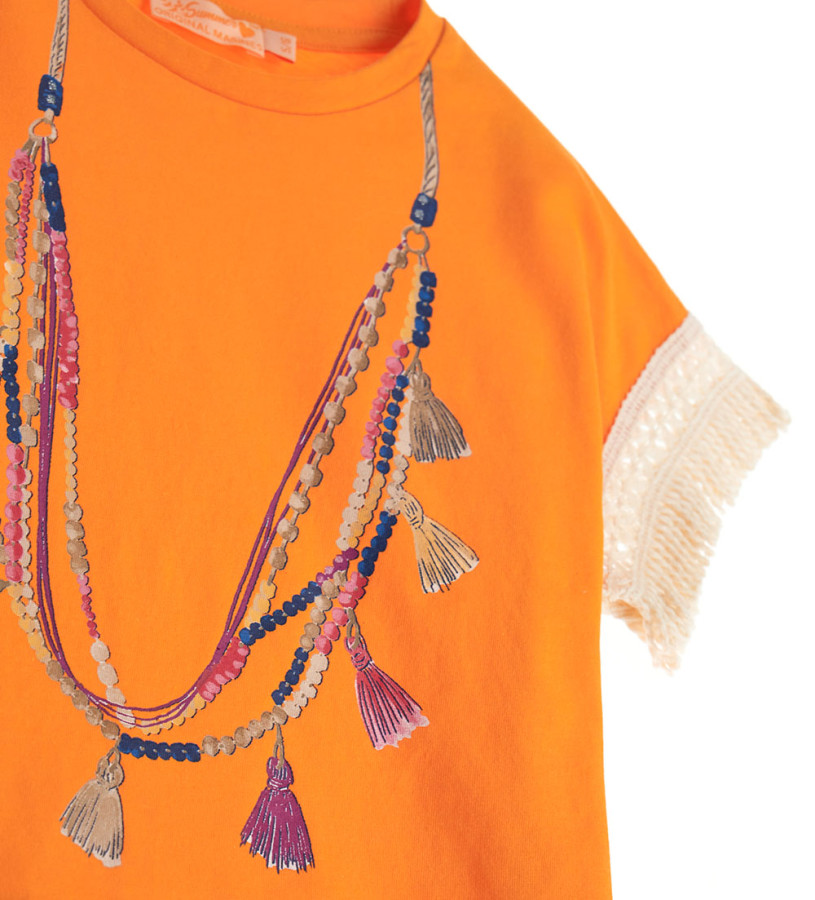 Girl - T-shirt with glitter