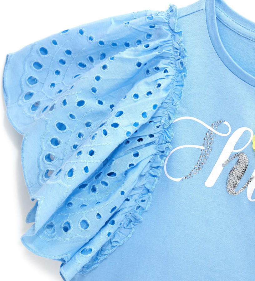 Girl - T-shirt with embroidery