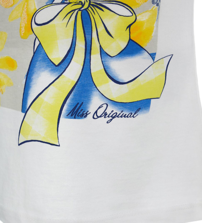Girl - T-shirt with rhinestones and glitter