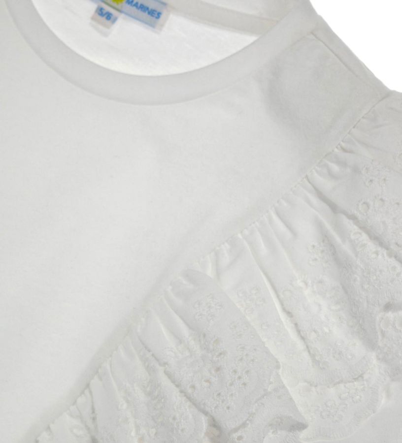 Girl - T-shirt with ruffles