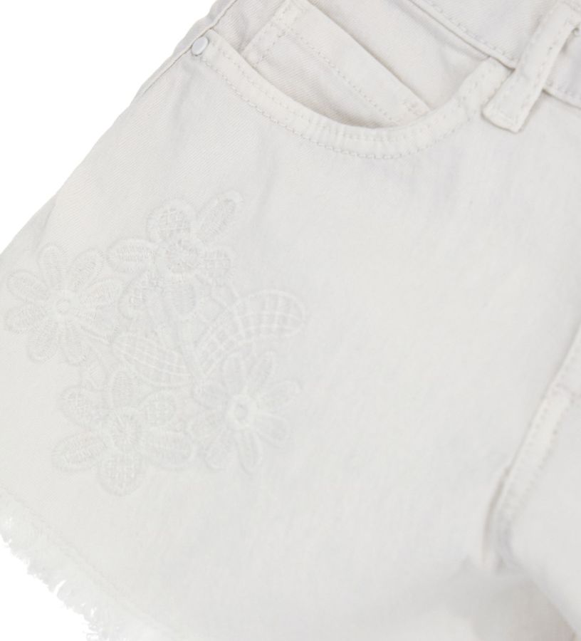 Girl - Shorts with embroidery