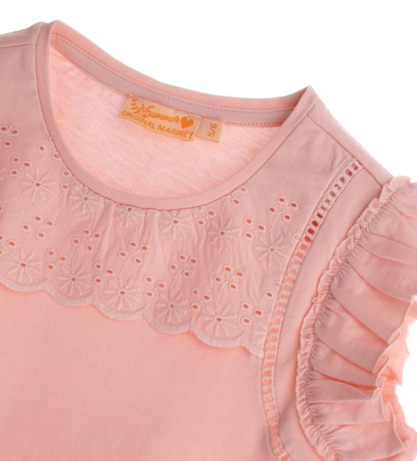 Girl - T-shirt with embroidery