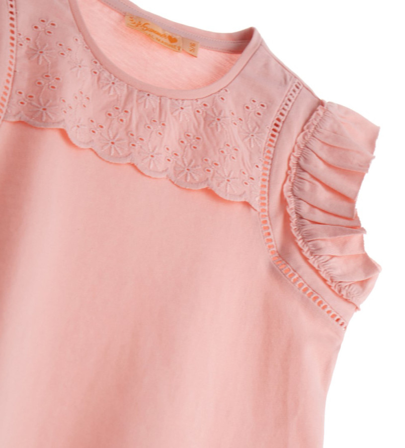 Girl - T-shirt with embroidery
