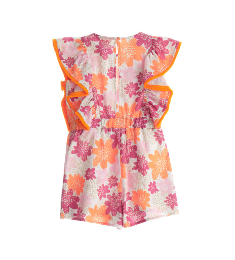 Girl - One-piece jumpsuit with ruffles