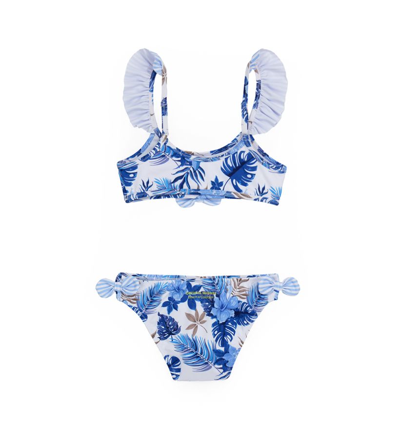 Girl - 2-piece patterned swimsuit