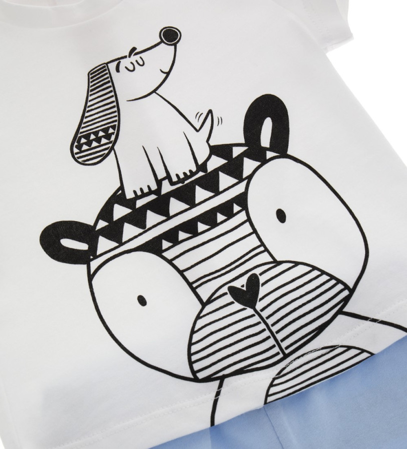 Newborn - T-shirt and Bermuda shorts