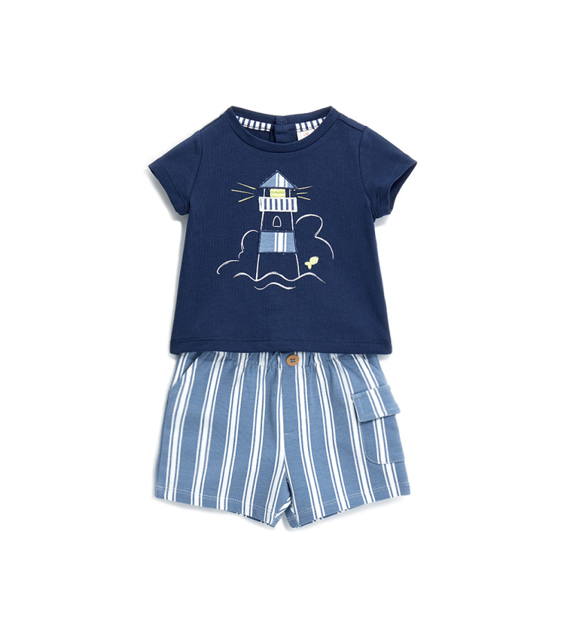 Newborn - T-shirt and Bermuda shorts