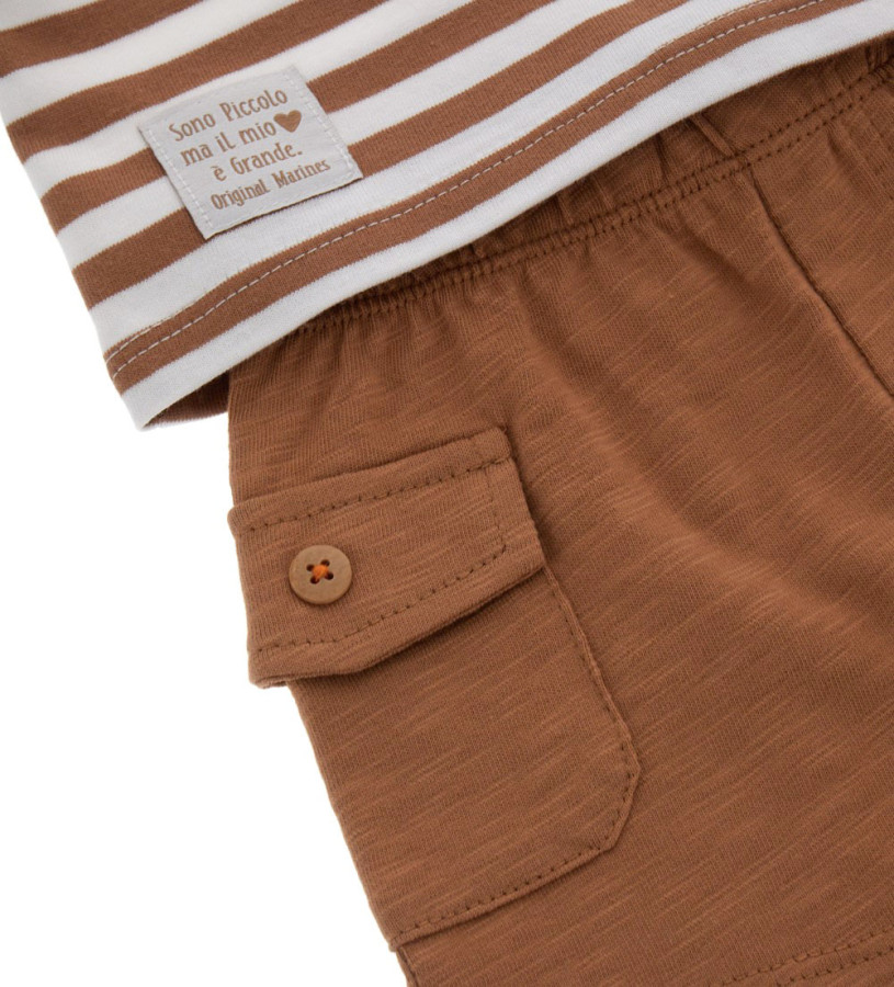 Newborn - T-shirt and Bermuda shorts