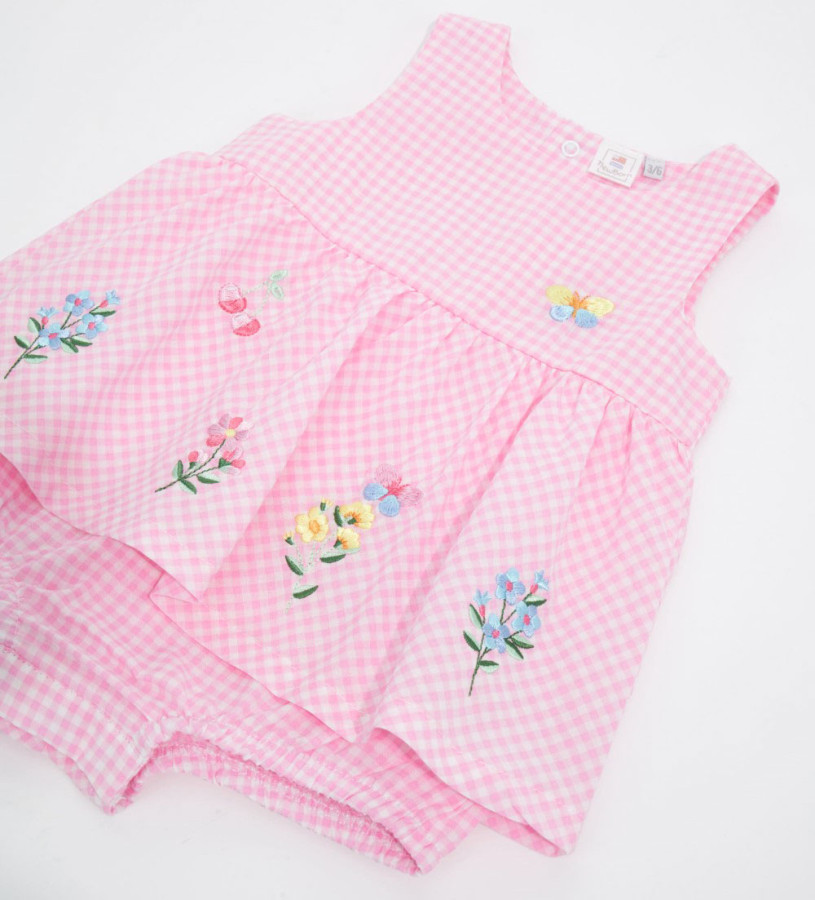 Newborn - Romper with embroidery