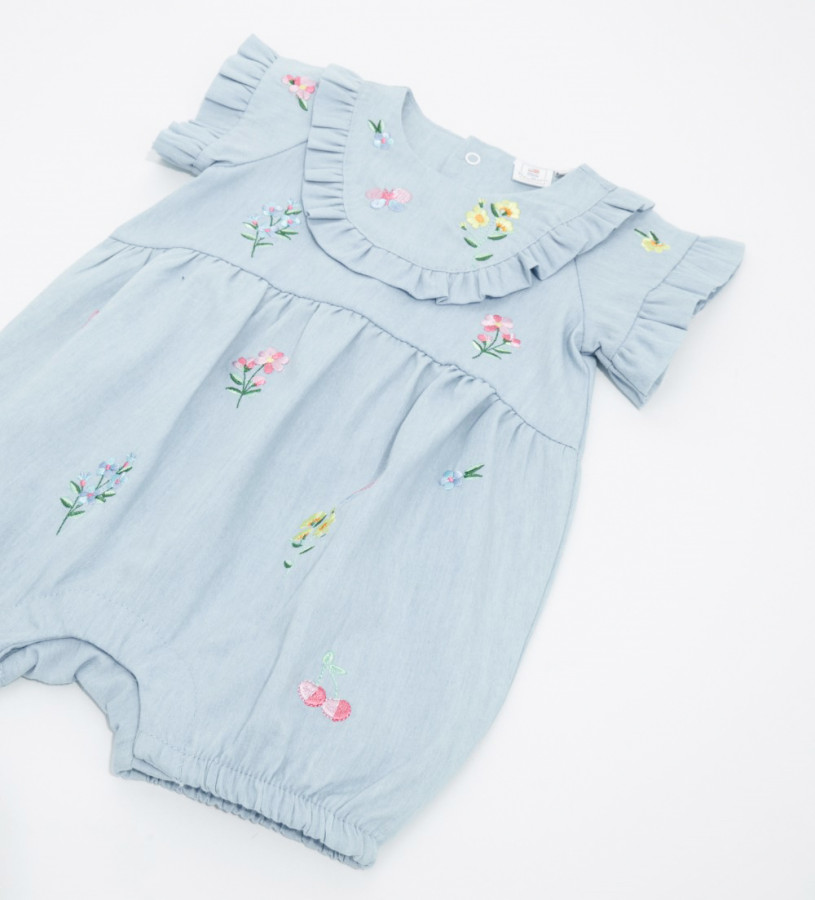 Newborn - Denim romper