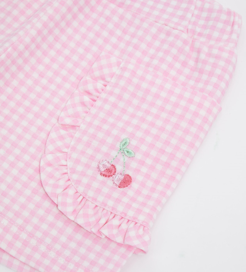 Newborn - Blouse and Bermuda shorts set
