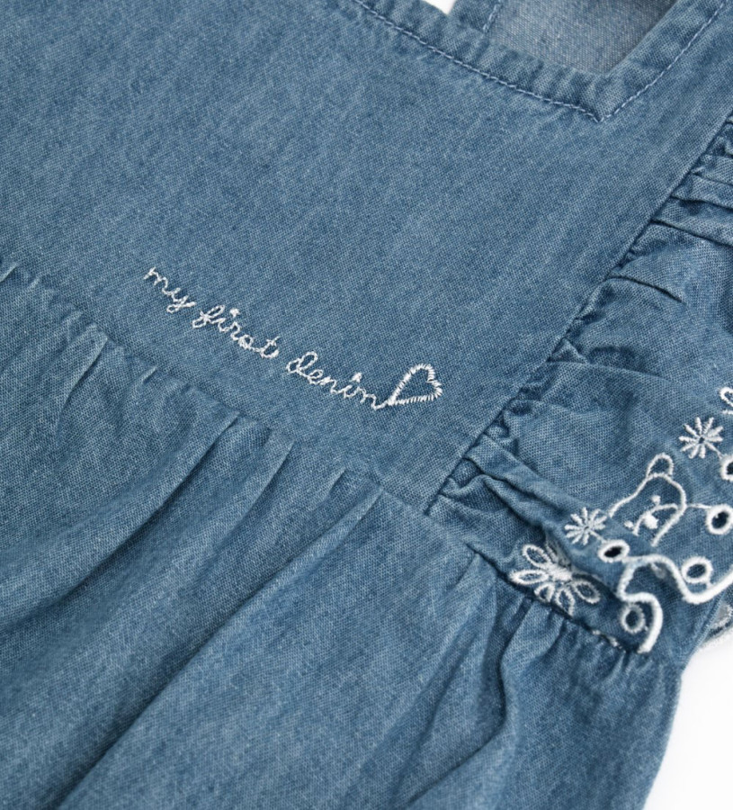 Newborn - Denim romper