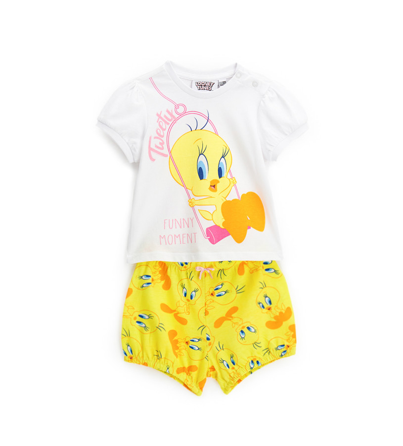 Baby Girl - Looney Tunes Tweety Pajamas