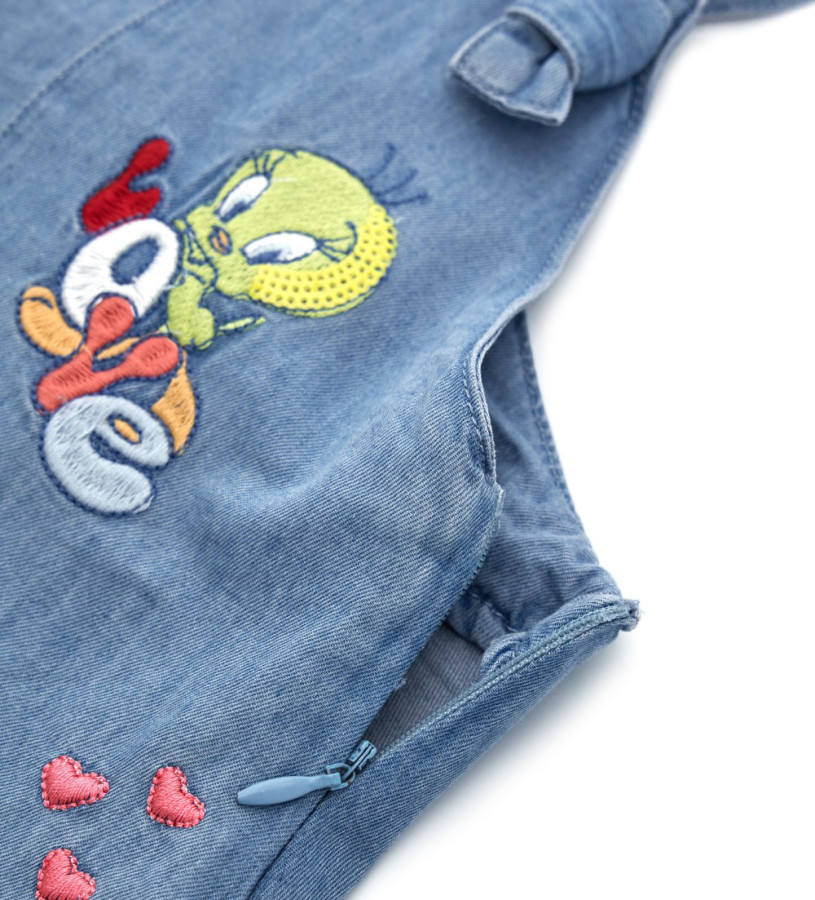 Baby Girl - WB Tweety Overalls Set