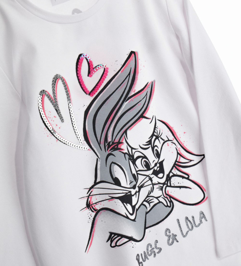 Girl - Bugs and Lola Bunny T-shirt