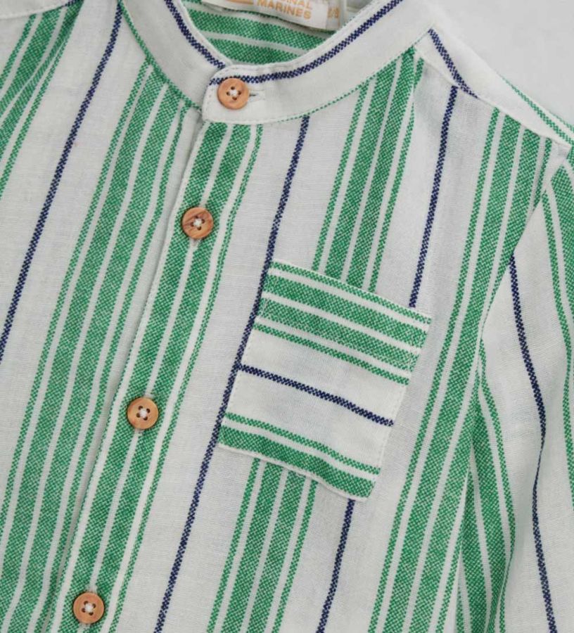 Neonato - Camicia collo coreana