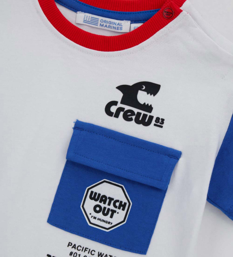 Newborn - T-shirt and Bermuda shorts set