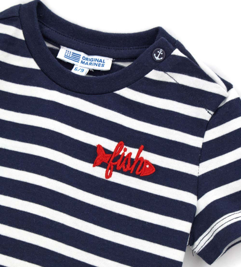 Neonato - T-shirt a righe