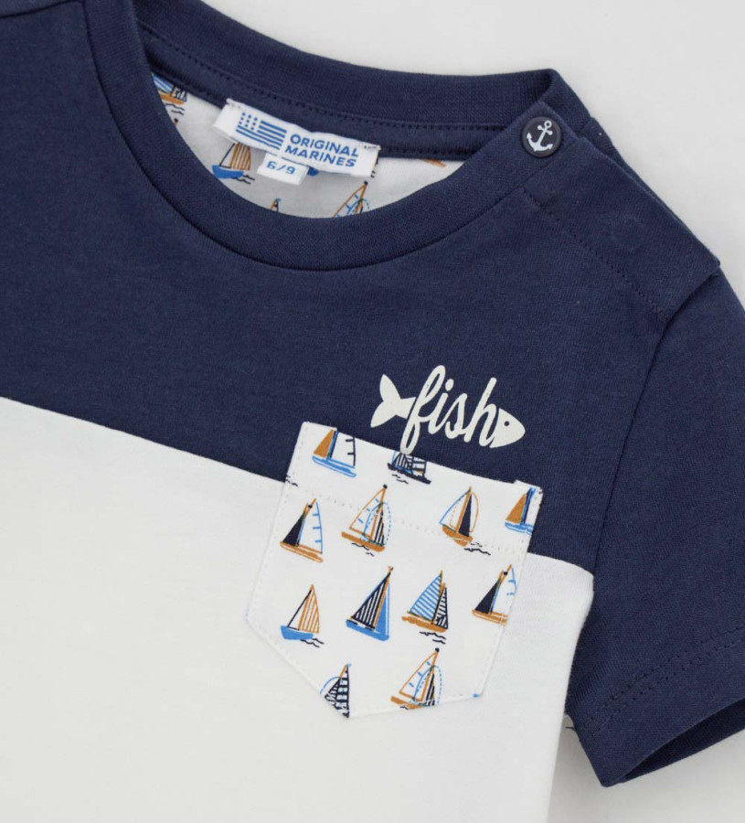 Newborn - T-shirt with pocket