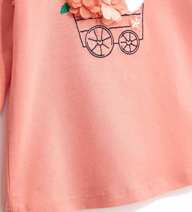 Newborn - T-shirt with embroidery