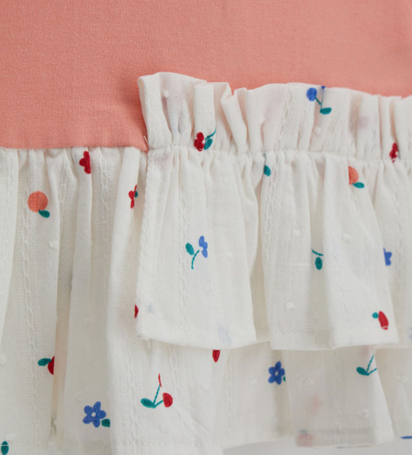 Newborn - Dress with ruffles
