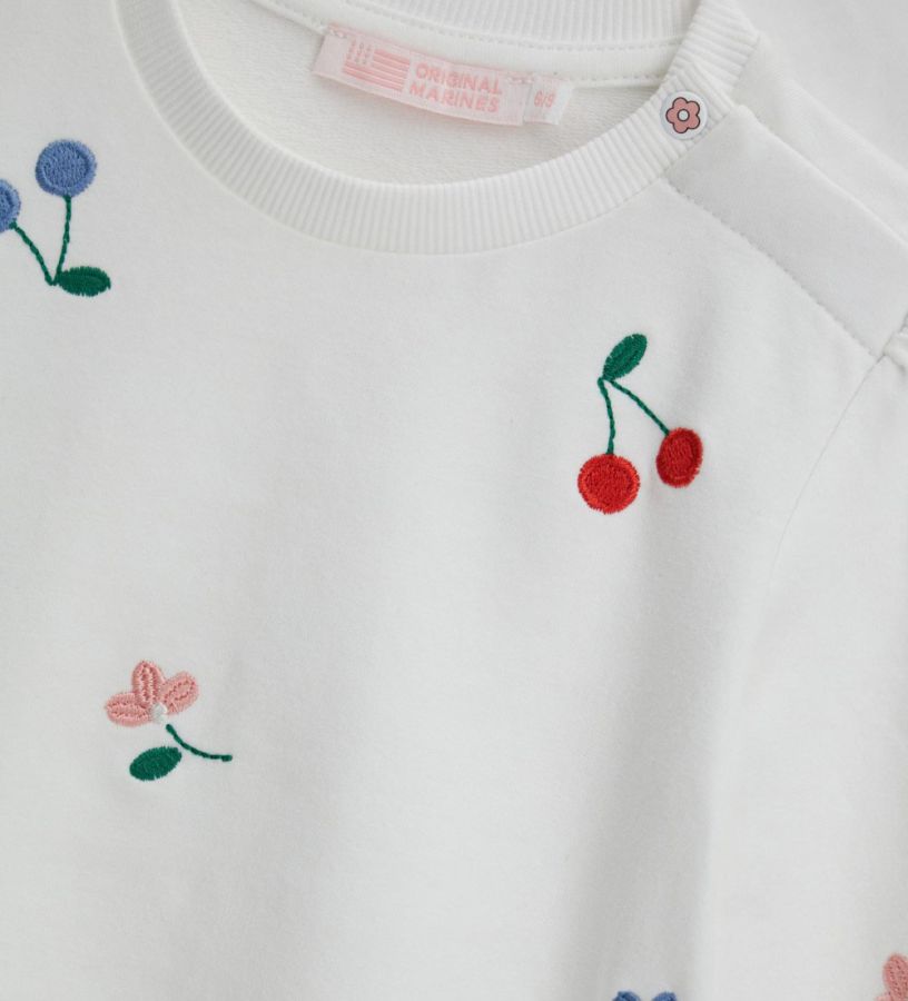 Newborn - Sweatshirt with embroidery