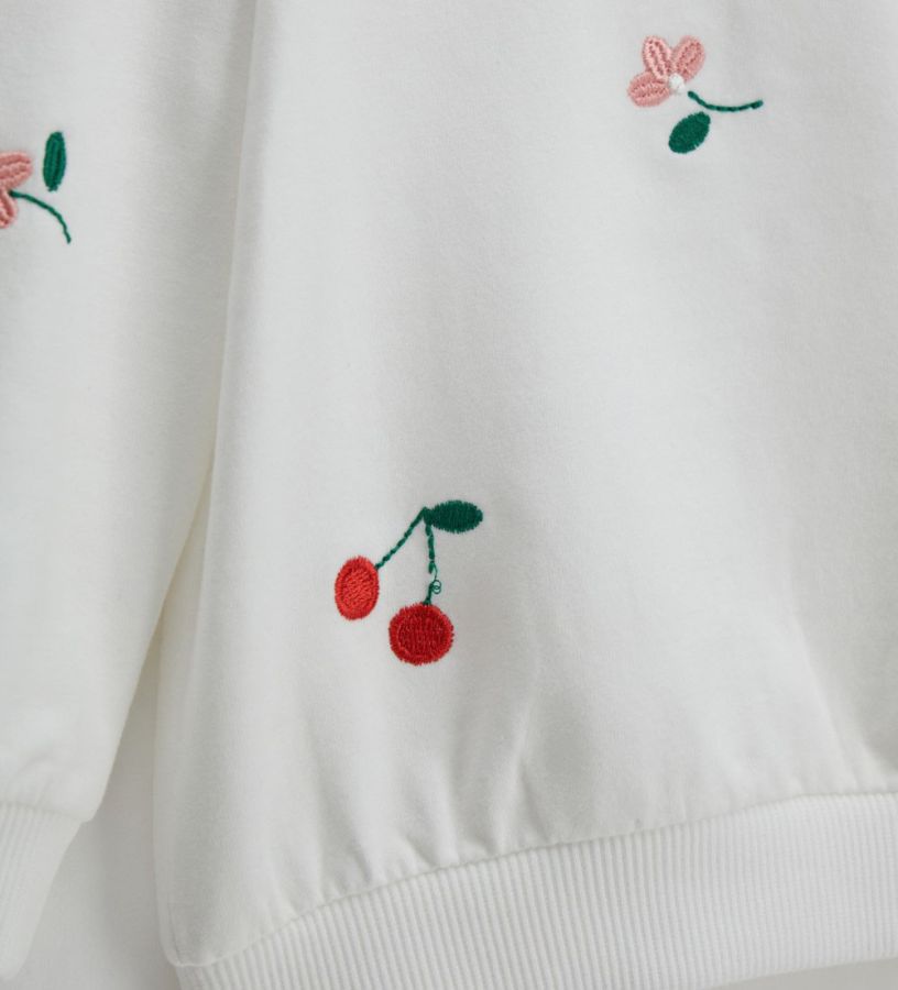 Newborn - Sweatshirt with embroidery