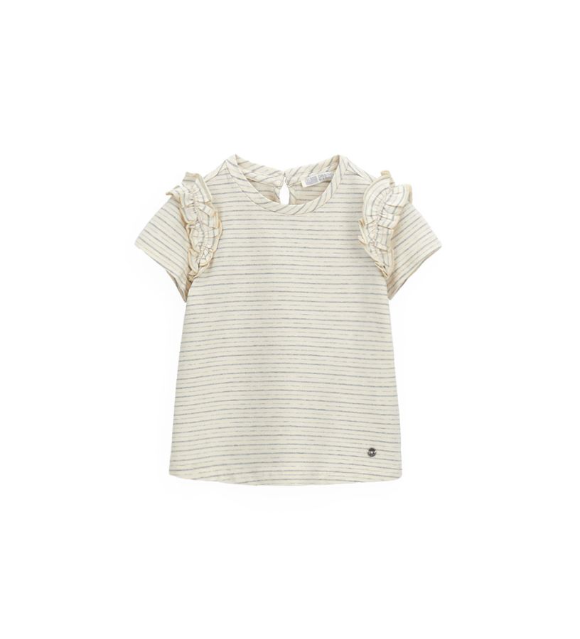 Newborn - T-shirt with ruffles
