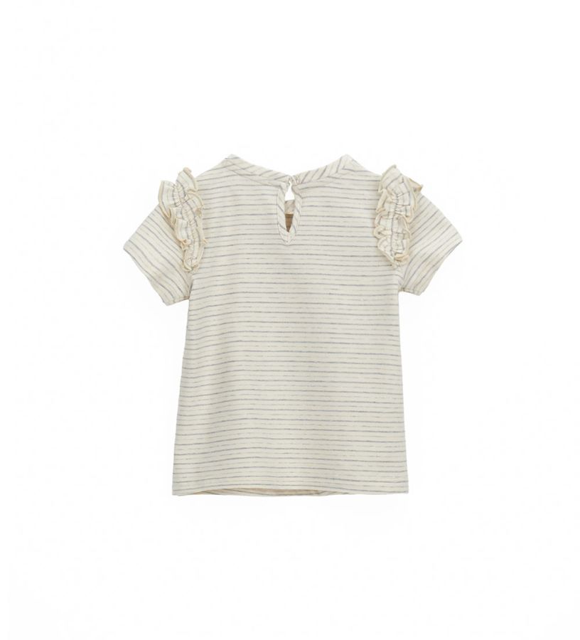 Newborn - T-shirt with ruffles