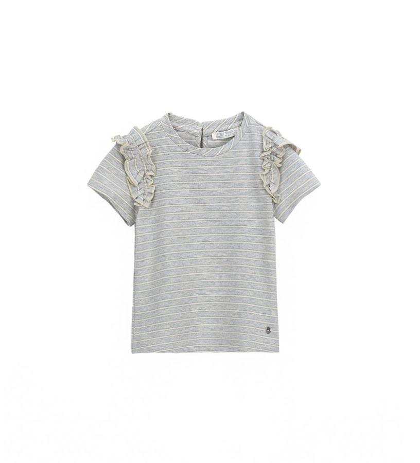 Newborn - T-shirt with ruffles