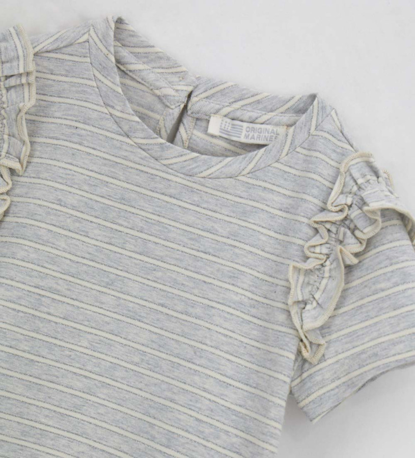 Newborn - T-shirt with ruffles