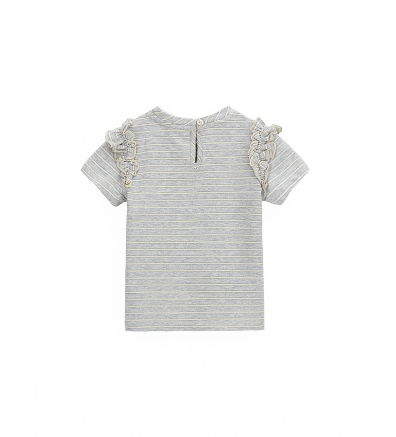 Newborn - T-shirt with ruffles