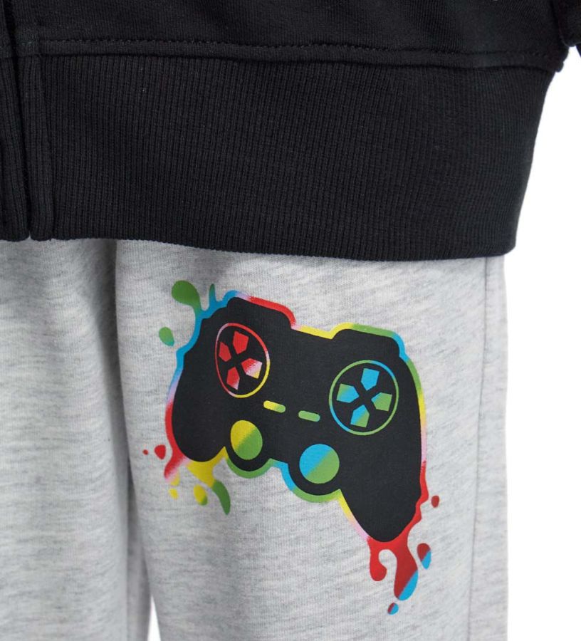 Boy - Cotton fleece tracksuit