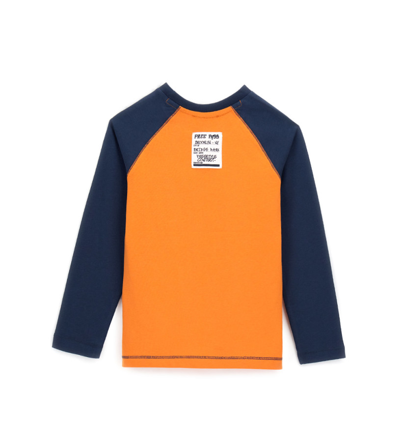 Bambino - T-shirt maniche a contrasto
