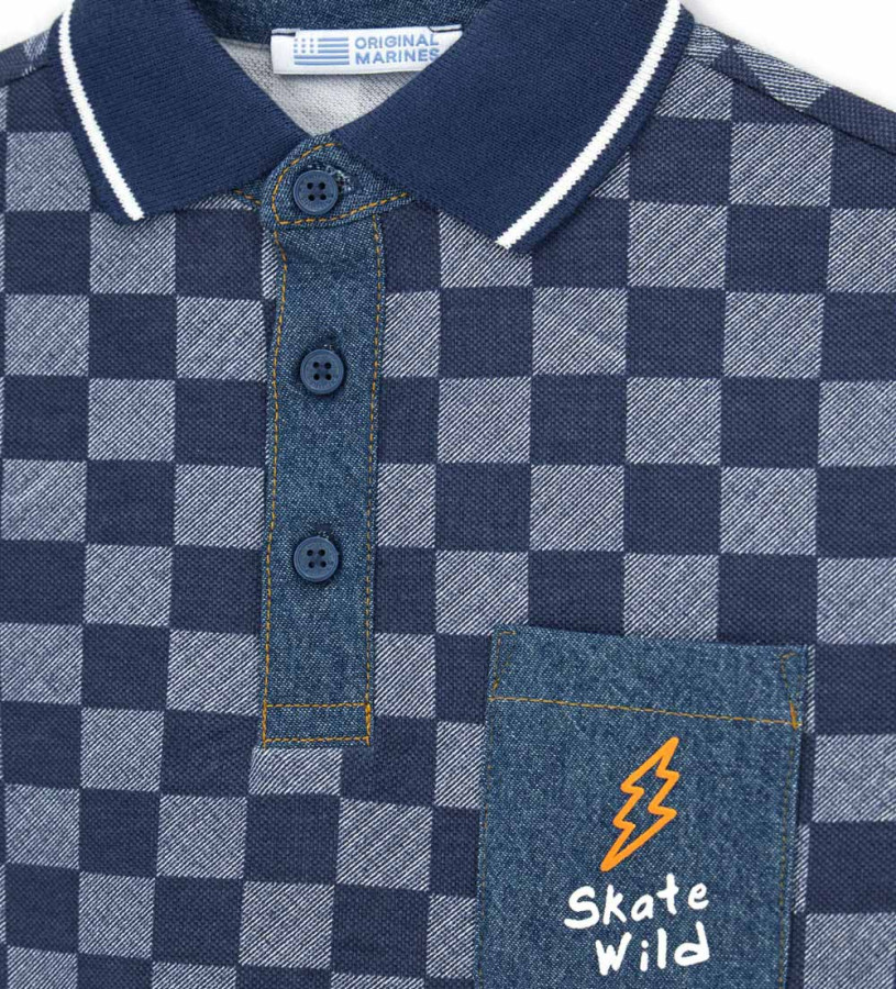 Boy - Checkered Polo